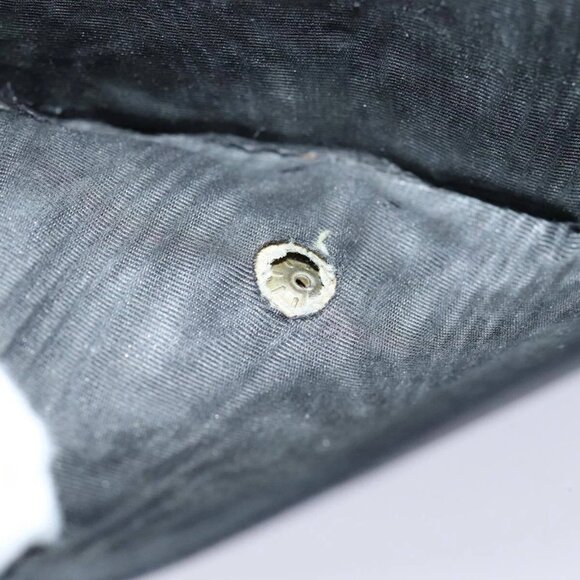 CHANEL COCO Mark Wallet Caviar Skin Black Gold CC Auth - Picture 13 of 16